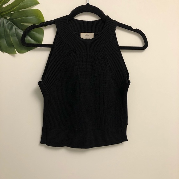 Aritzia Wilfred |Thick Knit Stretchy High Neck Top